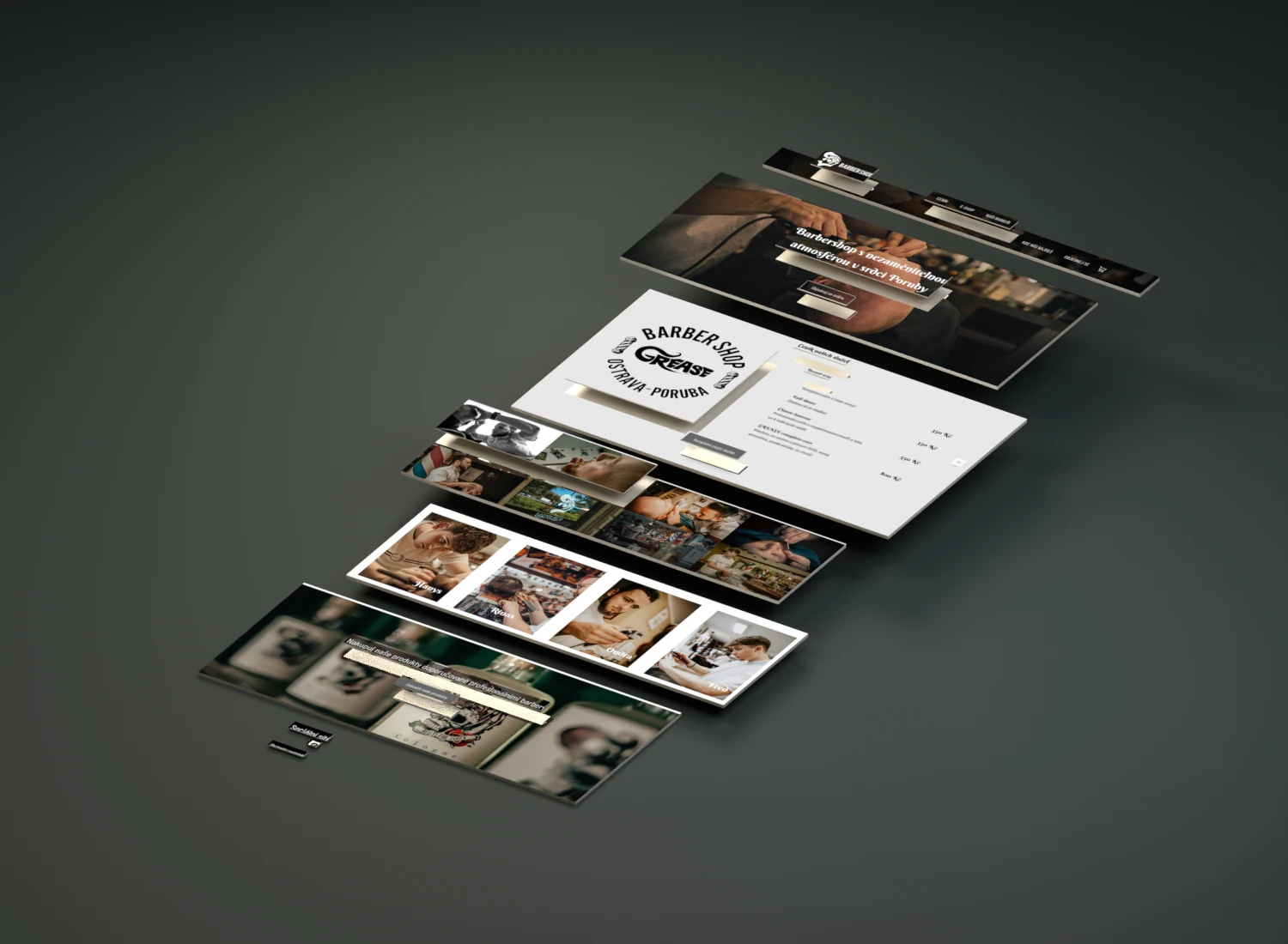 Skutečný Blender render anatomie: Grease Barbershop